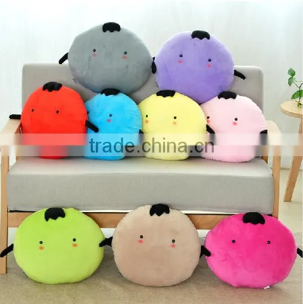 OEM polyester foam baby throw pillow/wholesale emoji decorative pillow/custom neck travel pillow