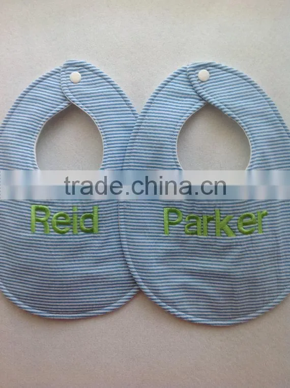 New arrival Baby shower gift Seersucker bib