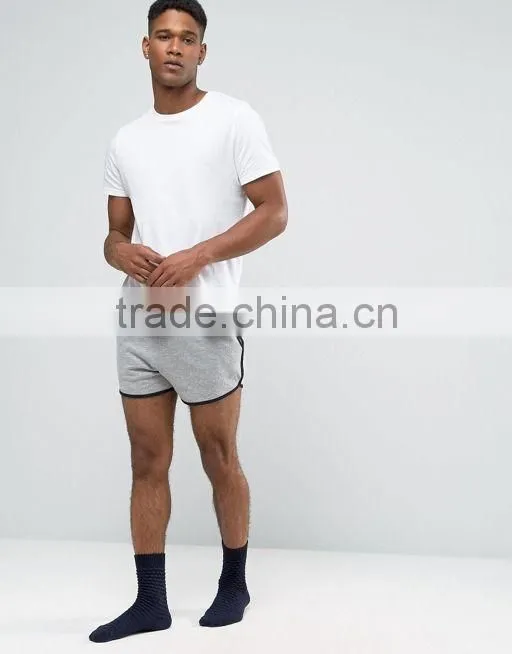 Men's Runner Shorts In Super Short Length 2 Pack Grey