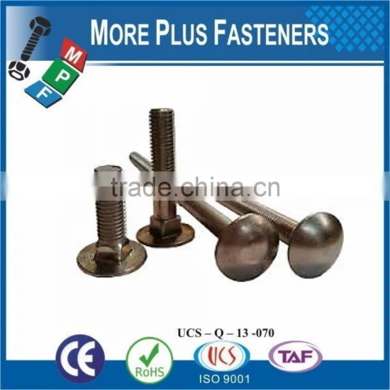 Made In Taiwan Mushroom Head Carriage Bolt