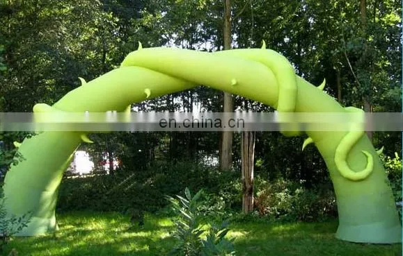 New product inflatable green vine plant arch entrance, inflatable archway for advertising /event activity