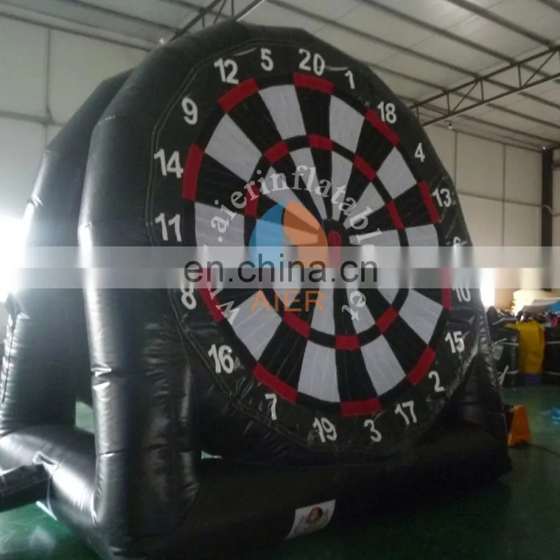 Excellent quality inflatable sport games /adult football dart game / 2 sides football dart inflatable