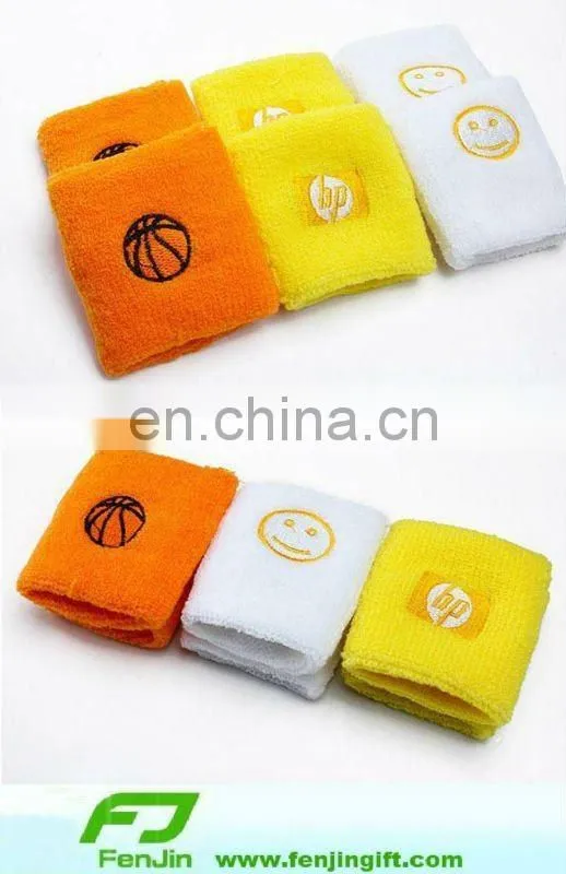 sport wristband terry zipper sweatbands