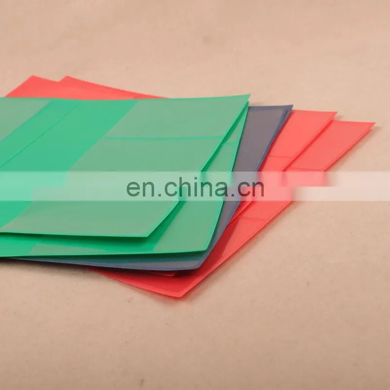 ECO pvc custom logo flexible card case