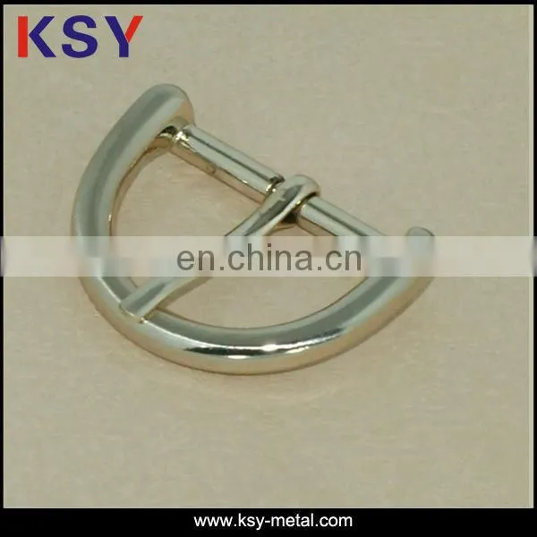 Gold metal pin shoe buckles