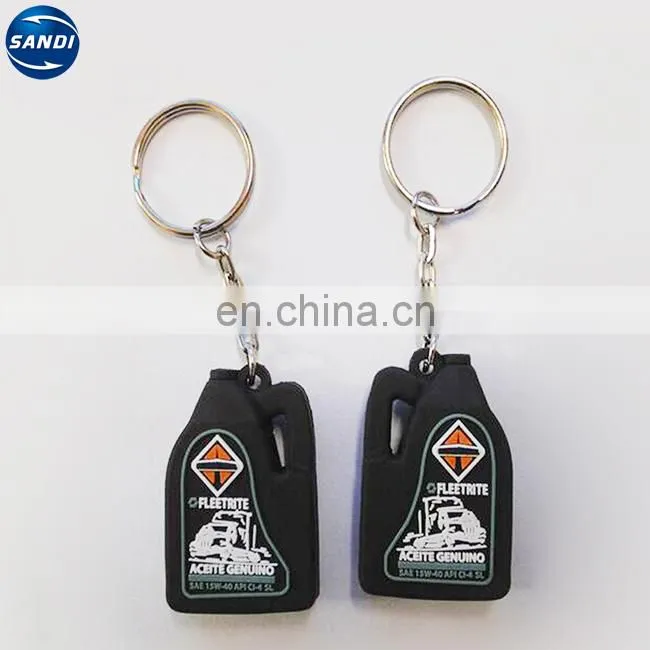 Promotional custom shoe rubber pvc key chain