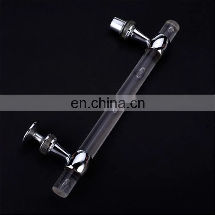 5" Lucite Acrylic Modern Cabinet Handle Pull Furniture Door T Bar Knobs and Pull Handles Golden ,acrylic handle