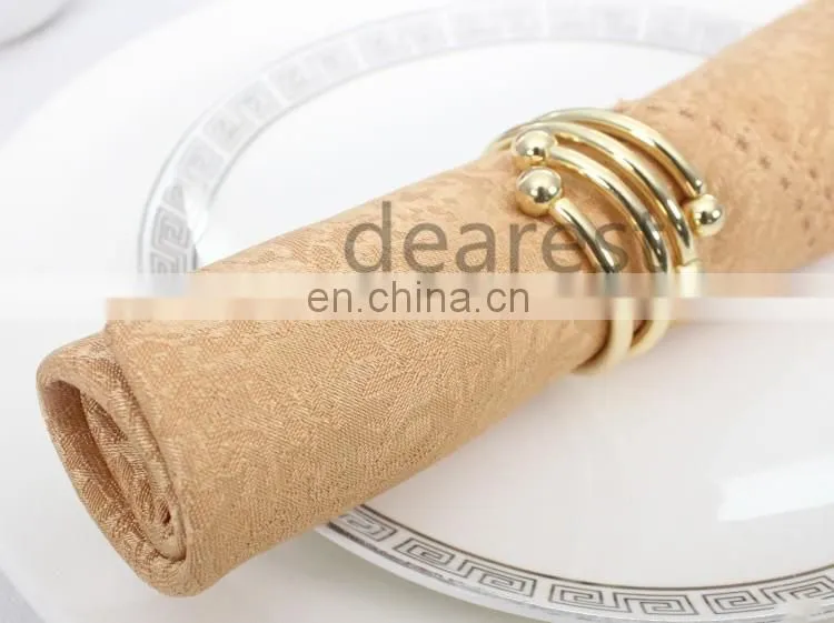 hot sale jaquard Napkins for wedding hotel