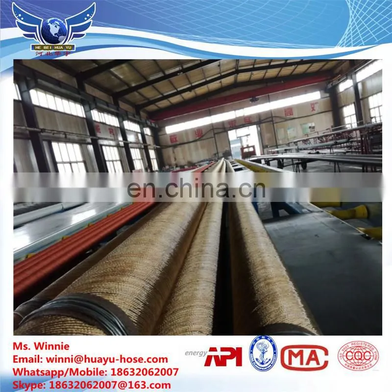 API 7K Rotary Drilling Hose / 4'' 102mm W.P 70 Mpa / Drilling Hose with FIG1502 Union for Oil Field