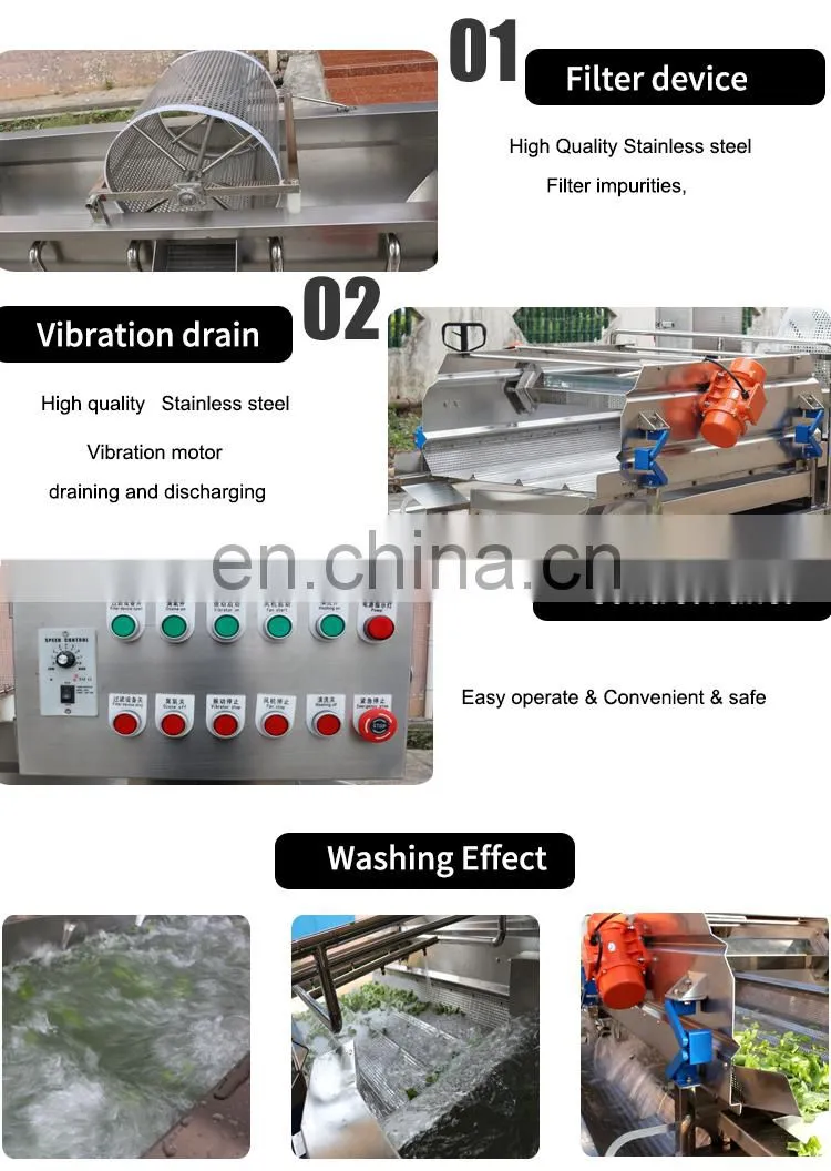 Washer Type Vegetable Process Machine Small Type Washing Machine for lettuce cabbage, preserved vegetable