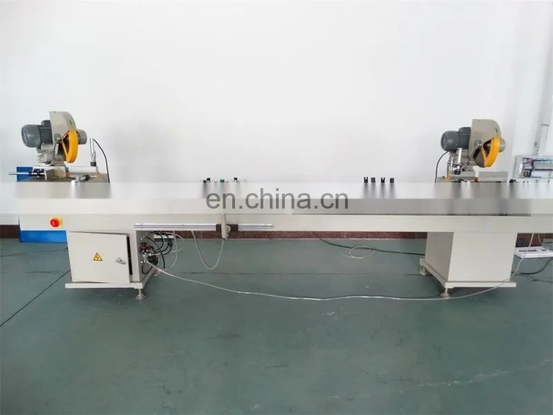 PVC Window Door Cutting Saw / UPVC Double Head Mitre Saw PVC Window Machine
