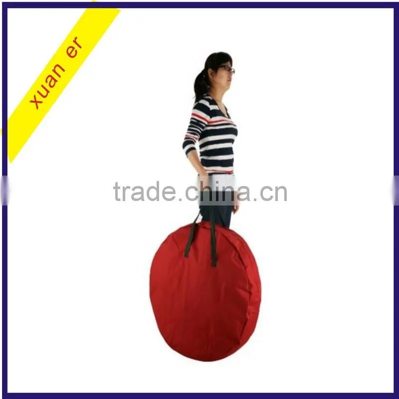 Wholesale canvas holiday christmas wreath storage bag for 30" wreaths
