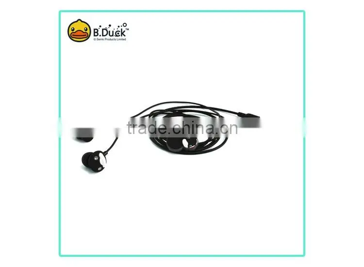Novelty design plastic silicone rubber animal shaped earbuds with logo