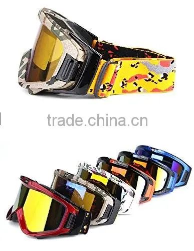 Snowmobile Snowboard Skate Bikeboard Ski Goggles with Wide Vision Anti-fog UV Cut Snow Multicolor Professional Mountain Climbing