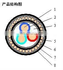 Concentric cables with communication wire for South africa