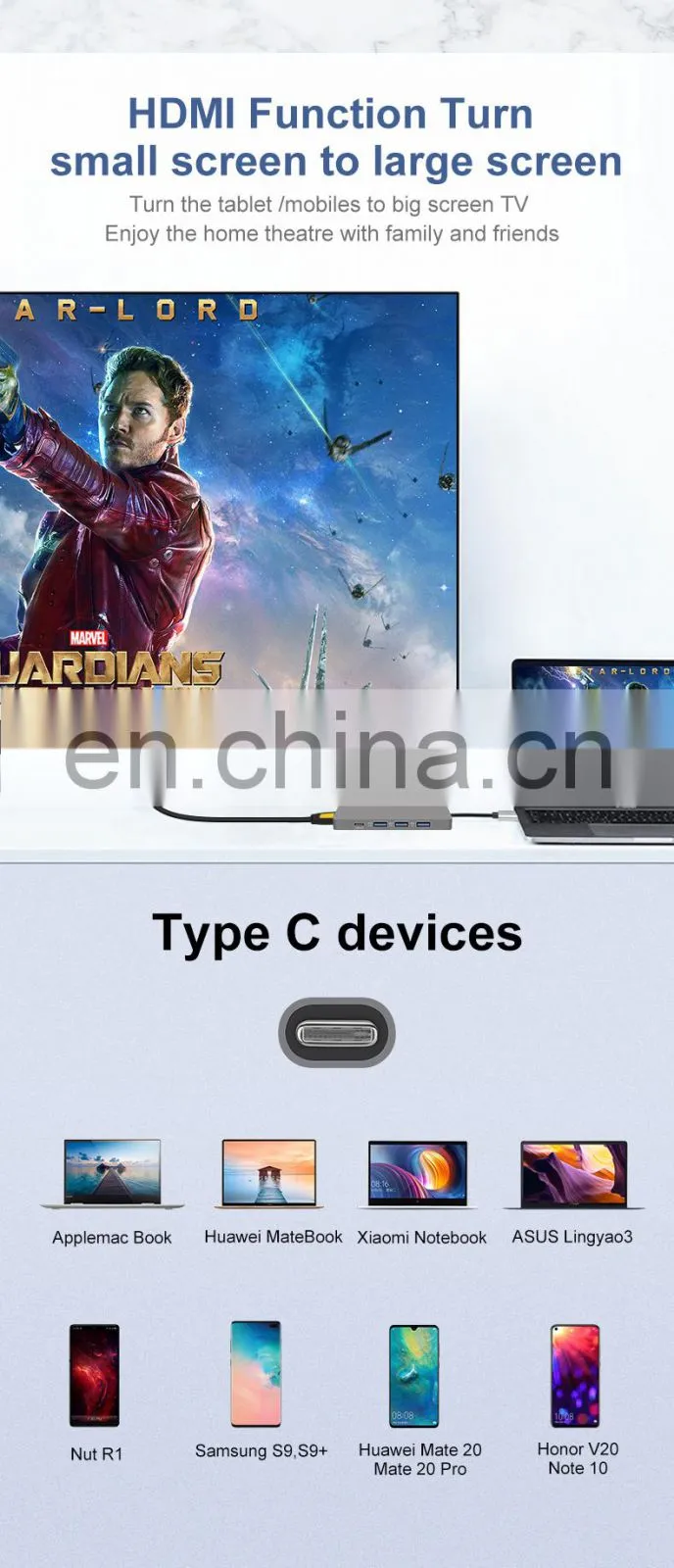 Shenzhen Usb Hub 3.0 With 2020 New For Laptop Computer Multifunction Wholesale Charging Phone Dock Station For Laptop Usb C Hub