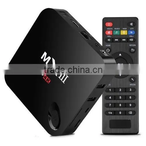 smart wifi android 4.4 S802 1080P 4k LC- MX3 MXIII TV box