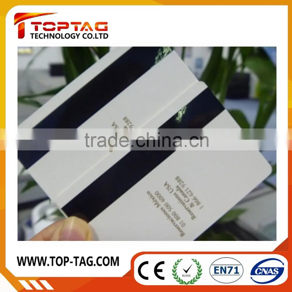 Full color printing paper magnetic stripe card for Christmas gift