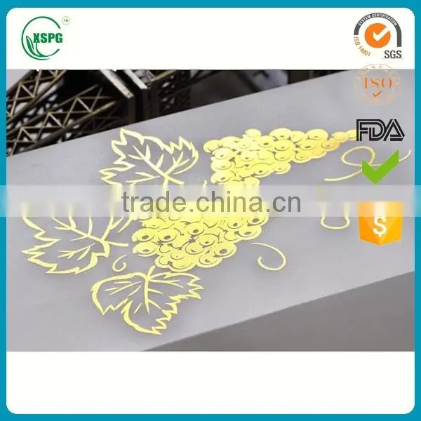 Eco-friendly Plastic Pvc Flat Bottom Decorative Wine Bag