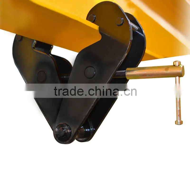 New style steel beam hoist clamp for electric hoist or manual hoist