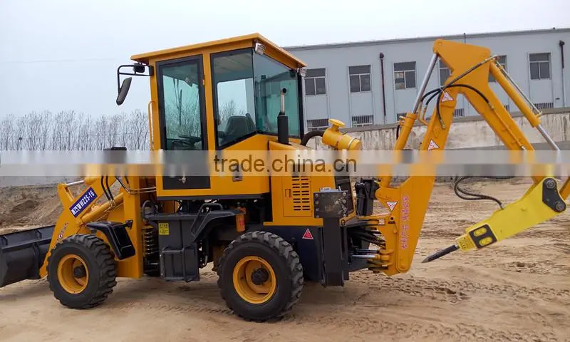 WZ25-10 mini wheel loader with Backhoe for sale, small backhoe loader for sale