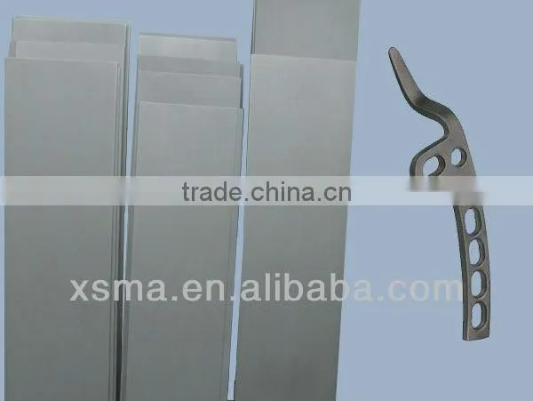 titanium bar fro orthodontic appliances
