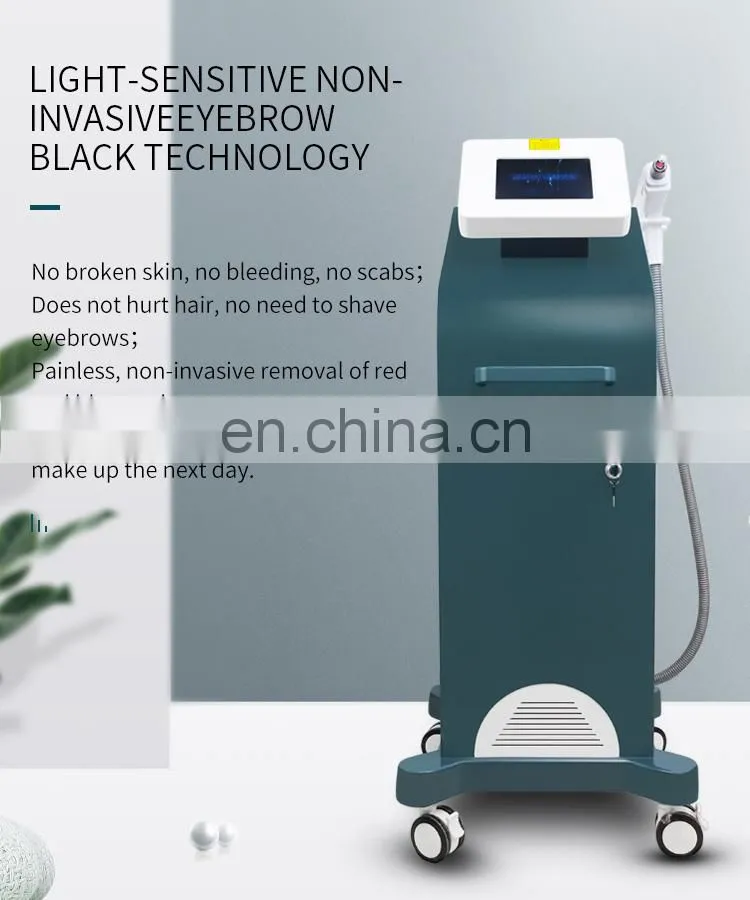 Non Invasive Q Switch ND Yag Laser Machine Tattoo Removal Laser Machine Eyebrow Pigment Scars Freckle Removal Beauty Instrument