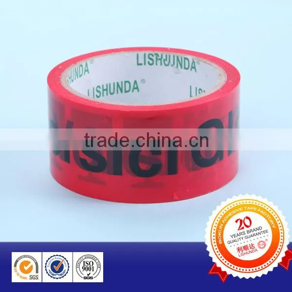 printed packaging tape bopp carton sealing tape with logo