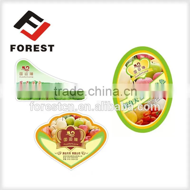 nutrition adhesive label printing,price label, low adhesive labels