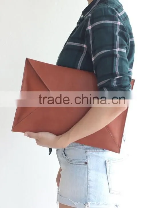 Monogrammed Envelope Clutch Handbag