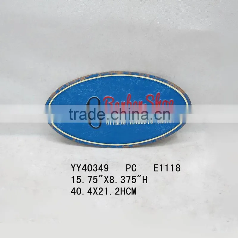 barber shop design wall tin sign, wall decor