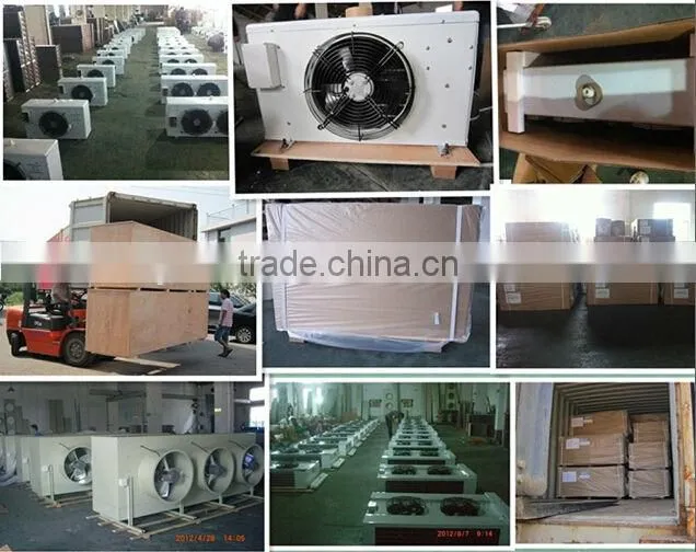 fin tube refrigeration evaporator coil with condenser