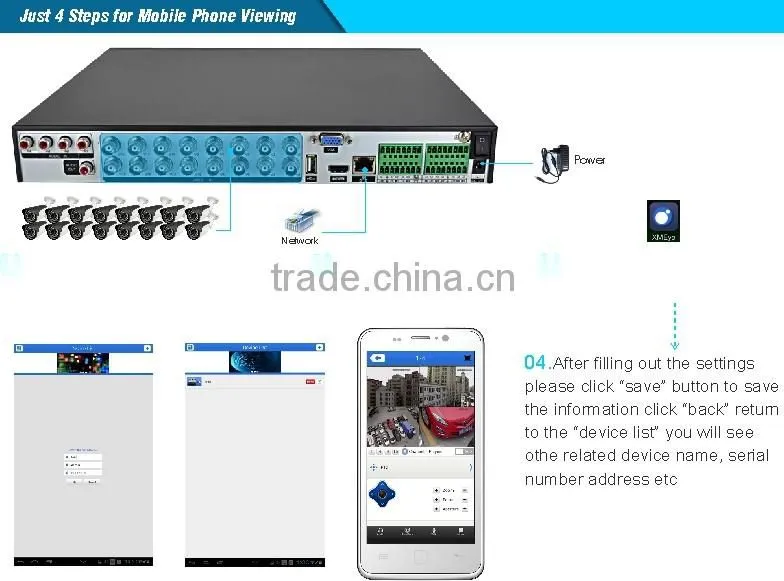 8ch AHD 1080P DVR 8ch AHD Digital Video Recorder DVR with P2P HDMI support AHD analog Camera