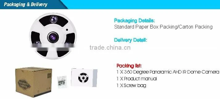 TVI Fish Eye 360 Degree IR Dome Digital Zoom WDR Starlight Security TVI CCTV Camera