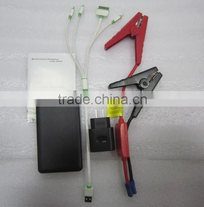 Portable 12V 12000mAH emergency power bank Mini car jump starter