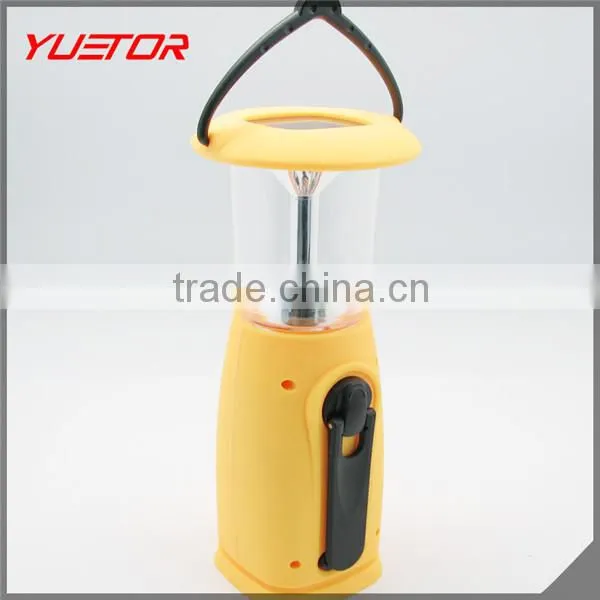6 LED Hand-Cranking & Solar Camping Lantern