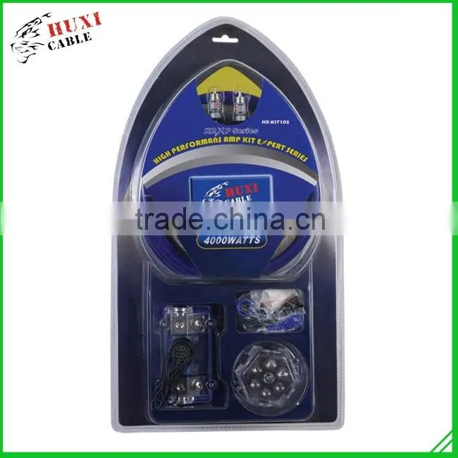 HUXI High End 0GA Amp Wiring Kit