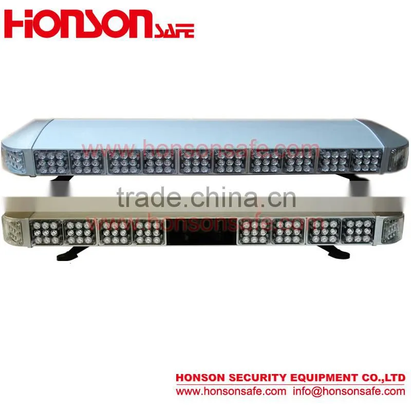 Double row led full length warning light bar vehicle police lightbar HS-9140