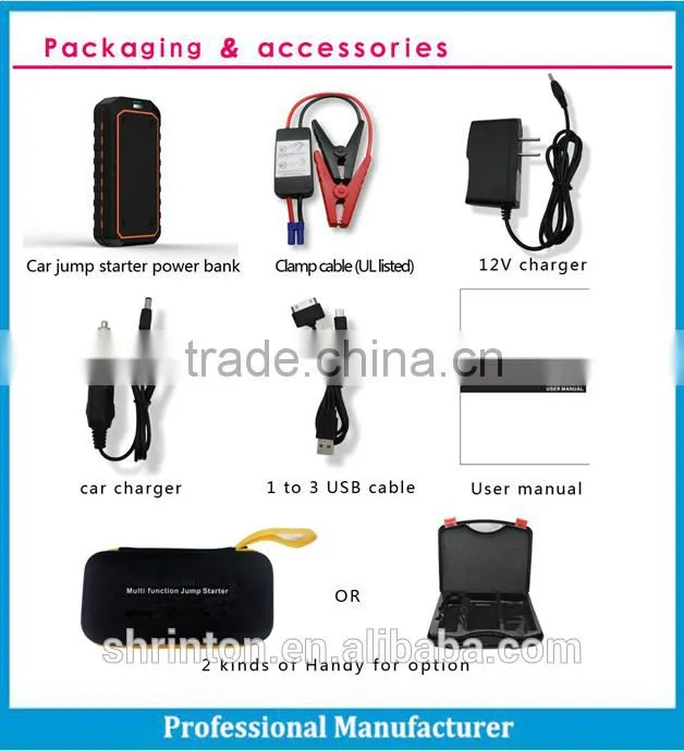 High quality mini portable car jump starter power bank carku e-power-21 emergency battery