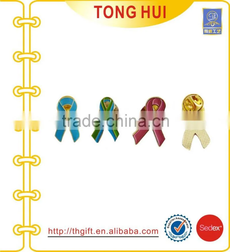 Simple safety pin GSA Metal logo pin
