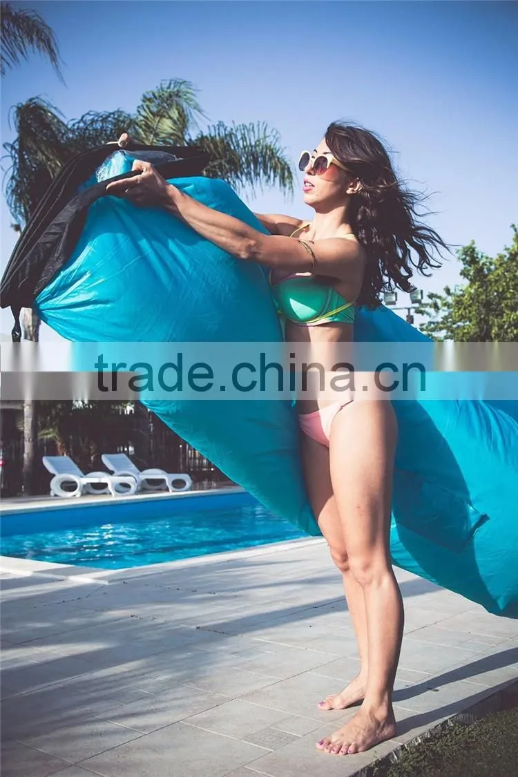 Summer Lounge Camping Pool Festival Outdoor Hangout Sleeping Bag Inflatable Bed Banana Seat Beach Chair Living Room