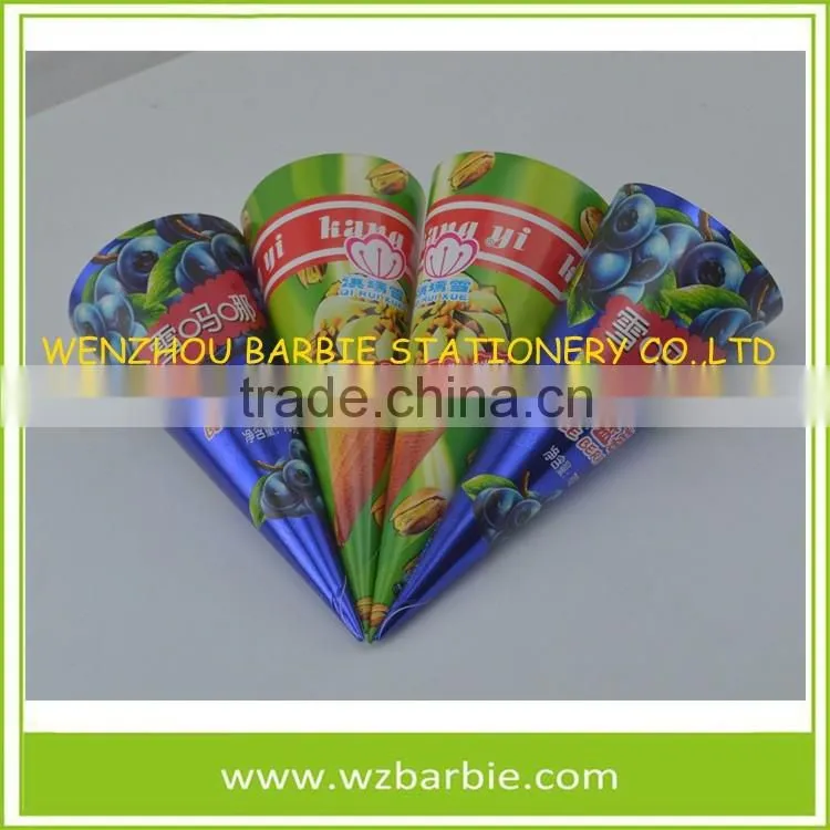 Ice Cream Cone Paper Sleeves