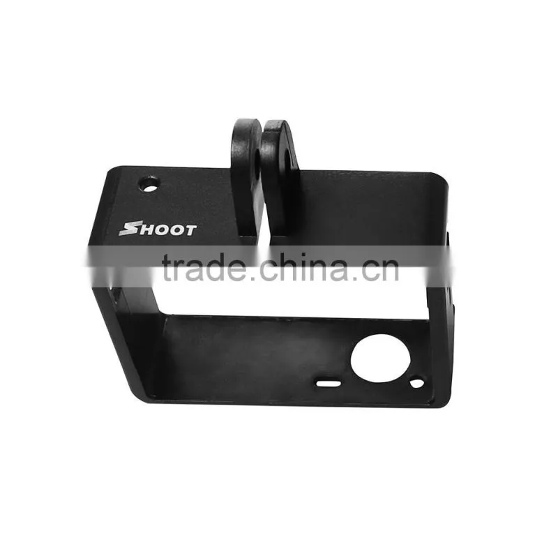 NEW Arrival SHOOT GoPro 2 in 1 GoPro Screen Adapter + GoPro Standard Frame For GoPro Hero 3+ 4 Selfie Adapter
