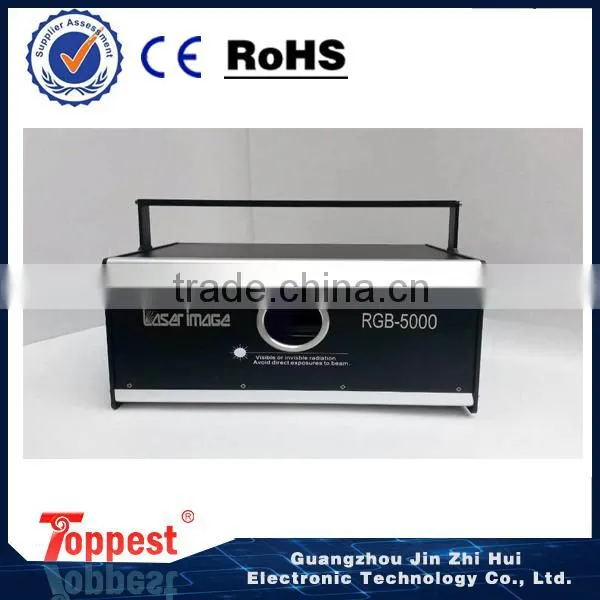 Top 2016 5w stage laser rgb laser stage lighting
