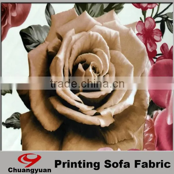 rose flower fabric print for flower girl dress