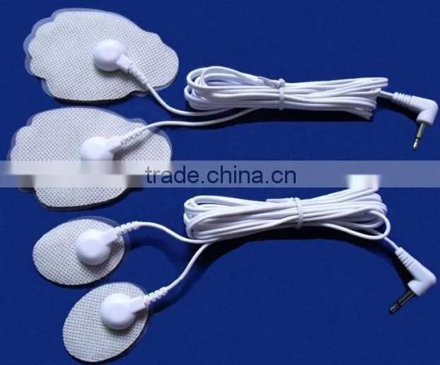 reusable snap electrode pads for tens massager