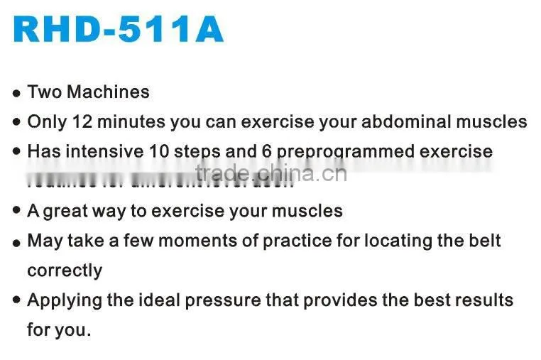 Body Building Massage Belt for gifts and promotion