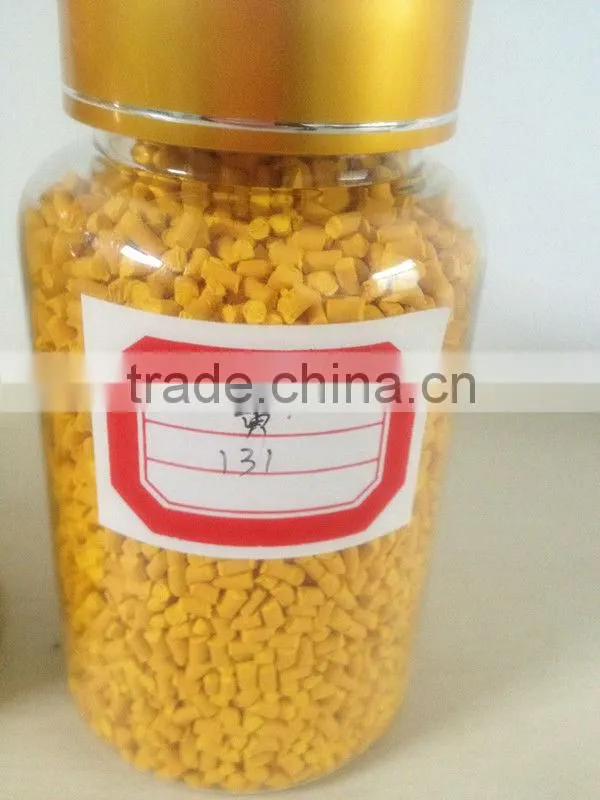 yellow masterbatch,PE masterbatch,good quality,high pigment.