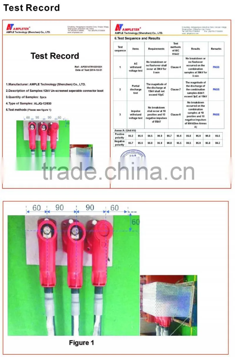 12kV 630A Un-screened T shape connector ALJQ-12/630
