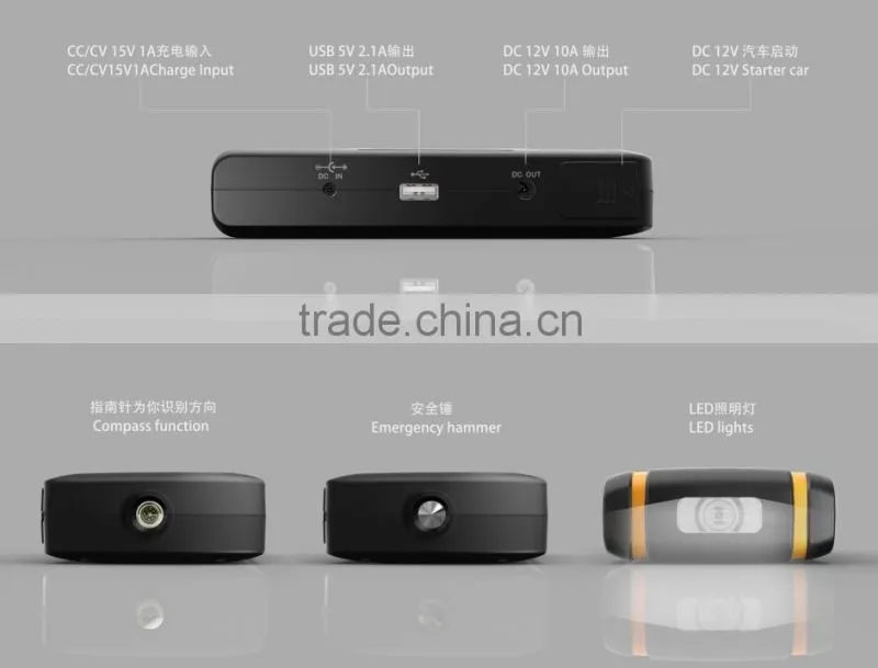 Mini multi-function car jump starter power bank
